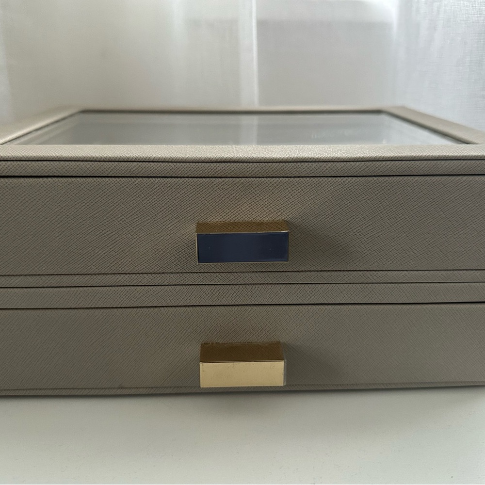 Container Store Stacked Jewelry Box - used, in excellent condition